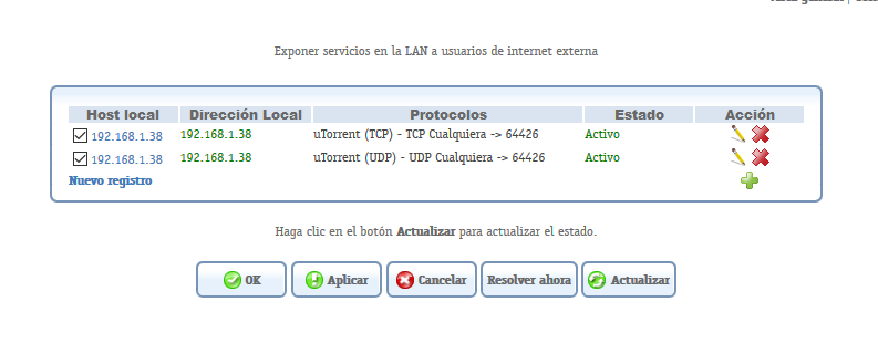 Abrir los puertos del router d515c12b41225be0d96d21b7e0c82b29