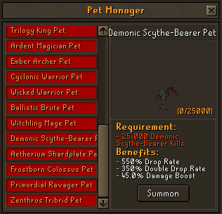 Demonic Pet Tribrid Boost