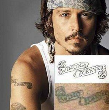 ジョニー ディップのタトゥー アンバー ハードはscum 人間のクズ に修正 Knn Kandanewsnetwork 4knn Tv