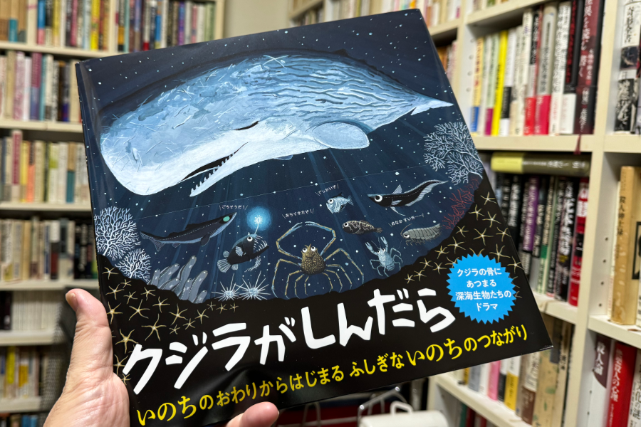 「クジラがしんだら」江口絵理：文 かわさきしゅんいち：絵 藤原義弘：監修 童心社 2024