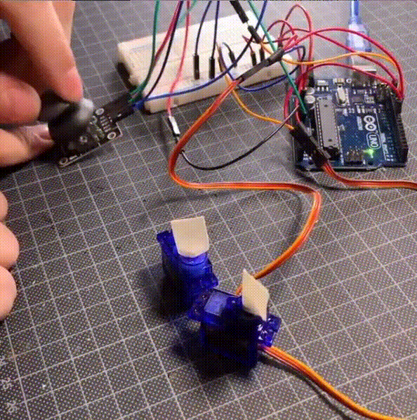 Servo joystick control