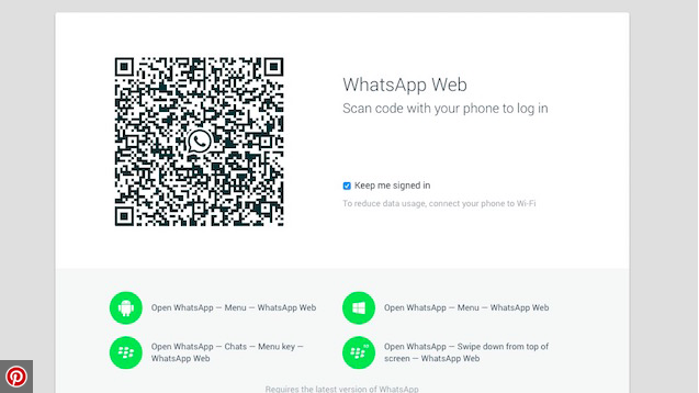whatsapp web scan barcode