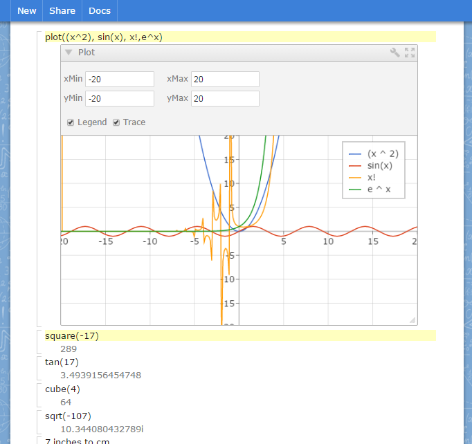 For Your Mathematicians: Math Notepad |﻿ Links