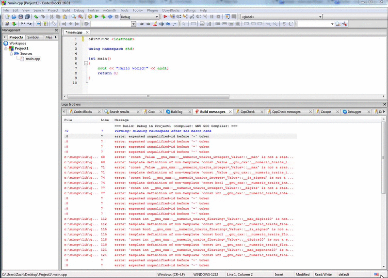 Code Blocks error : r/learnprogramming