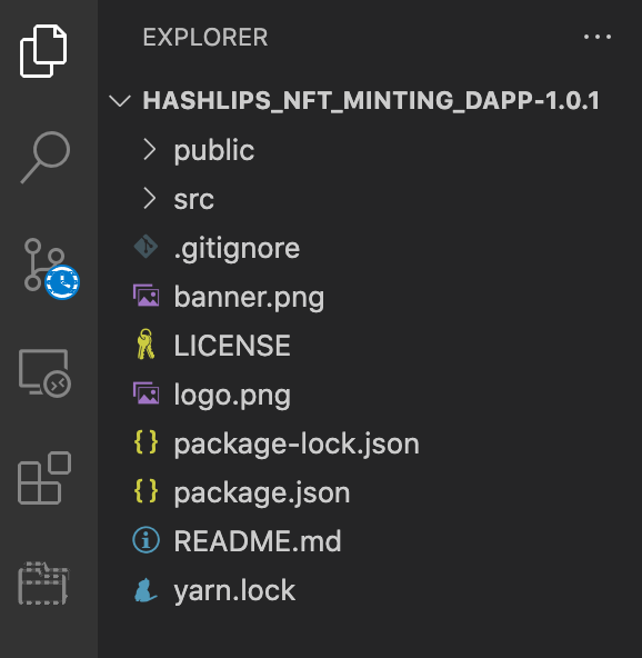 hashlips_minting_dappを開く
