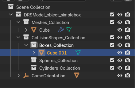 Box collision example