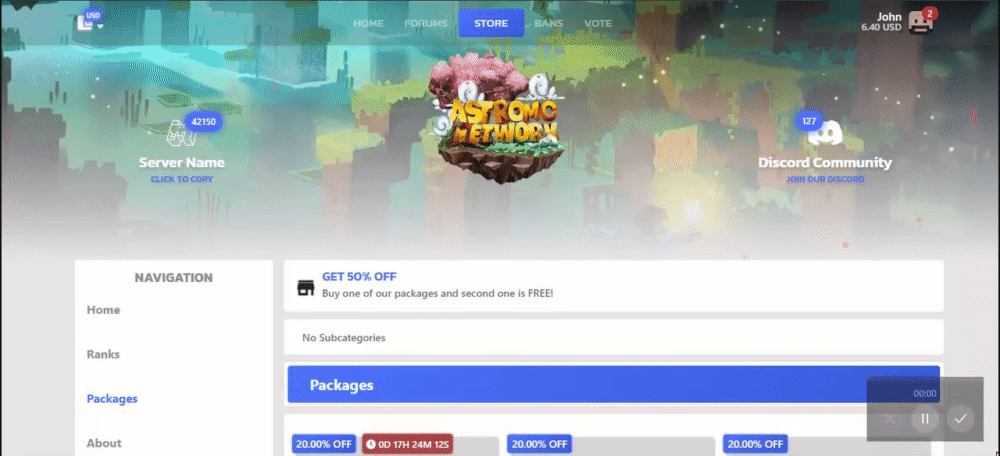 Siro - Tebex Template Siro