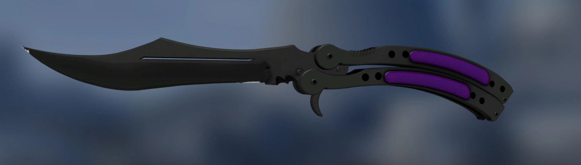 [PC] Butterfly Knife Ultraviolet FT, Float 0.1541 r