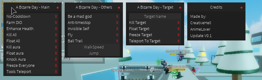 Update V1 6 The A Bizarre Day Gui Tools Teleport Fixed Again