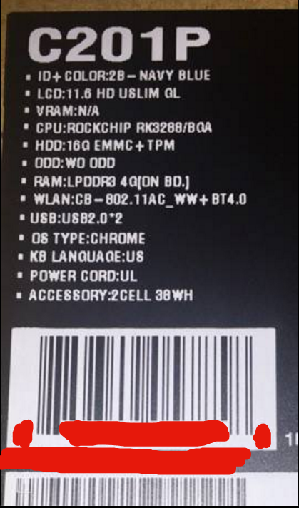 Samsung chromebook serial number
