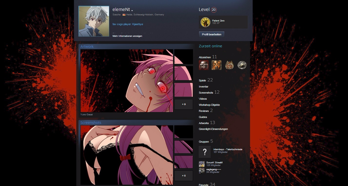 Best Red Steam Profile Backgrounds 