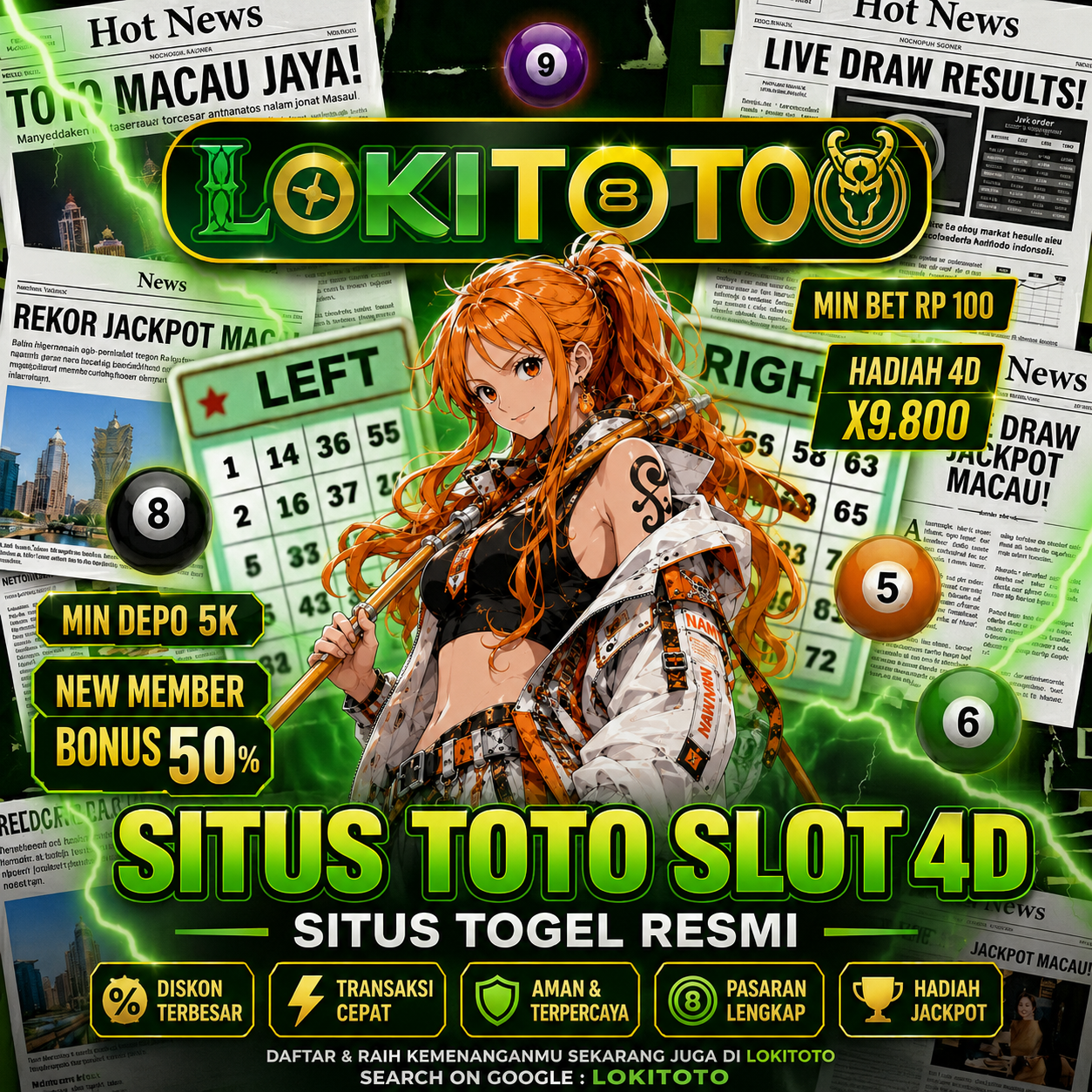 PINTU MASUK DAFTAR BANDAR SITUS TOTO 4D & TOGEL ONLINE RESMI