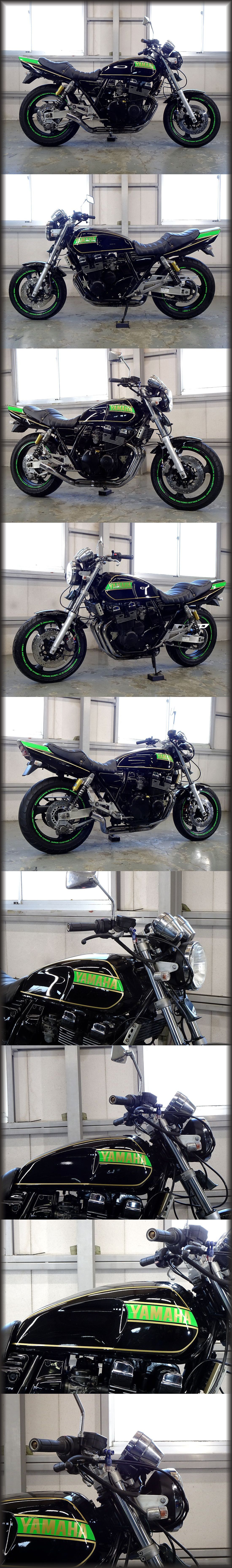 ☆XJR400 4HM キッタンレーシングカスタムペイント予備検査渡しヤンチャカスタム旧車ルックバイクローンOK☆｜代購幫