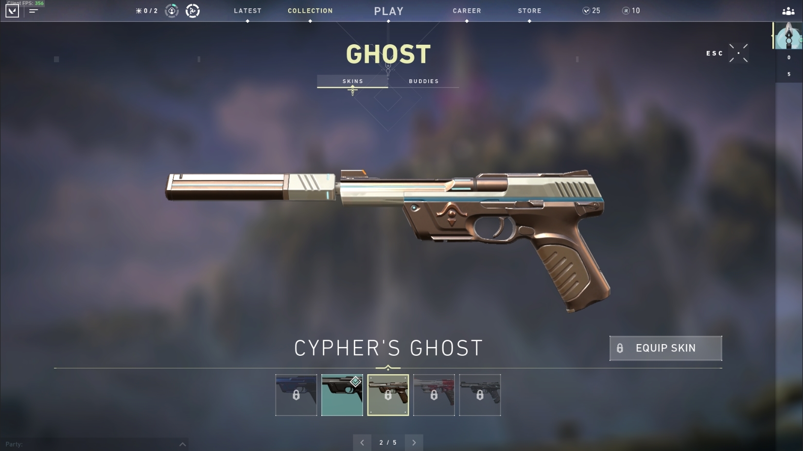 Weapon skin key. Valorant Ghost Skins.