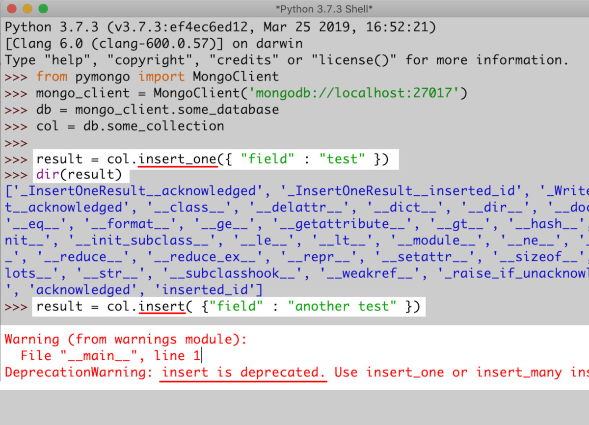 How to Insert a Document Into a MongoDB Collection Using Python