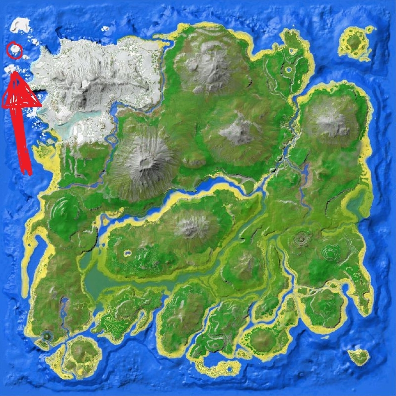 Raft Game Island Map