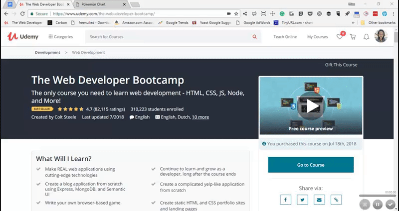 The Web Development Bootcamp: Introduction