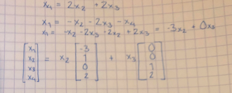 [Linear Algebra] Finding the kernel of a matrix : r/learnmath