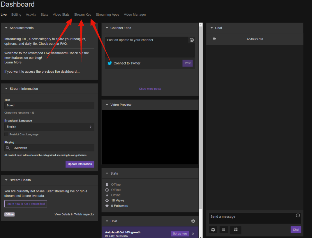 Setting Up A Stream Tutorial With Pictures Twitch