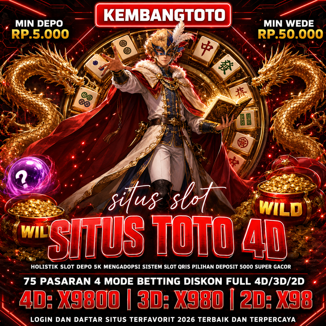 KEMBANGTOTO : Holistik Slot Depo 5K Mengadopsi Sistem Slot Qris Pilihan Deposit 5000 Super Gacor