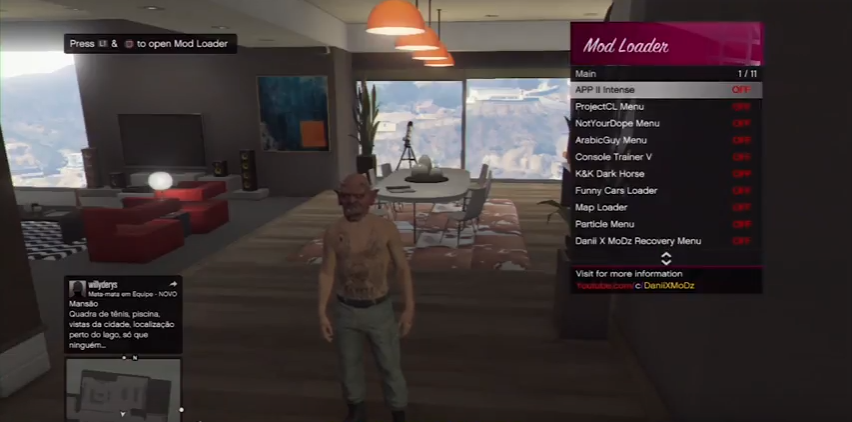 dex blus gta 5 1.27 mod menu