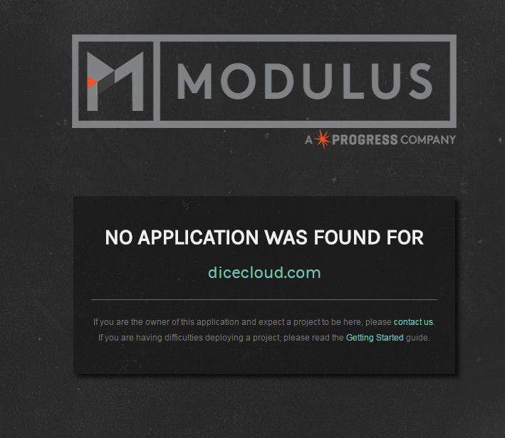 What happened to Dicecloud? r/dicecloud