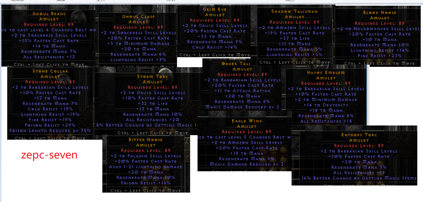 Xh23 Amulets Profit Pack - Topic - d2jsp