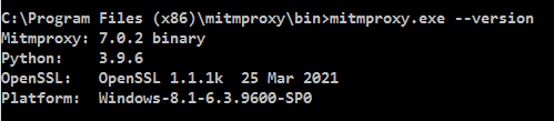 start up mitmproxy error · Issue #4753 · mitmproxy/mitmproxy · GitHub