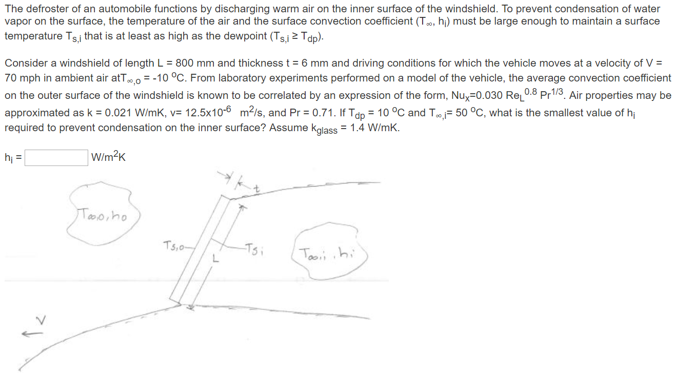 Solved The defroster of an automobile functions by