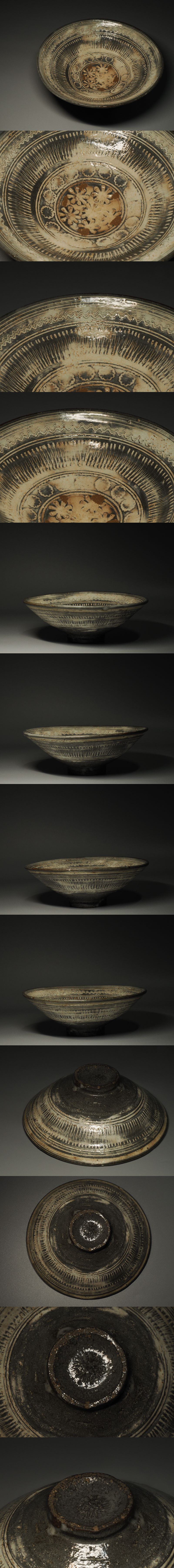 李朝 茶道具 茶碗 UM12U 朝鮮古美術 | 保管箱有 平鉢 高麗三島象嵌茶碗