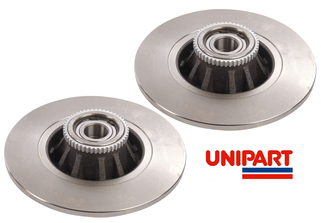 Vauxhall Vivaro 20012014 Rear Brake Discs Pair W/ ABS Ring & Bearing