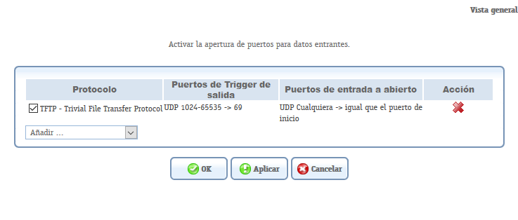 Abrir los puertos del router dd07d8b0d49ed90e7f9b6f3b207e496f