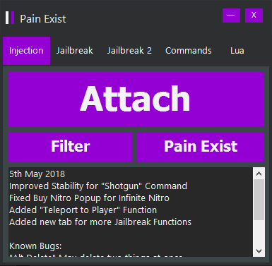 R Pain Exist V2 3 Updated Jailbreak Hack Focused - roblox jailbreak pain exist download