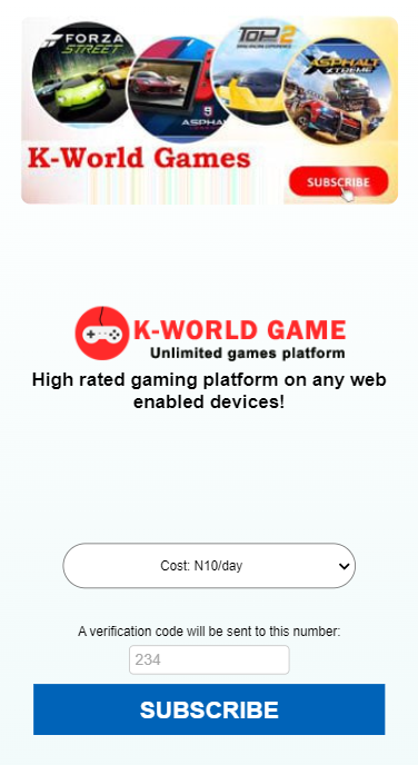 [1-click] NG | K-World Games (MTN)