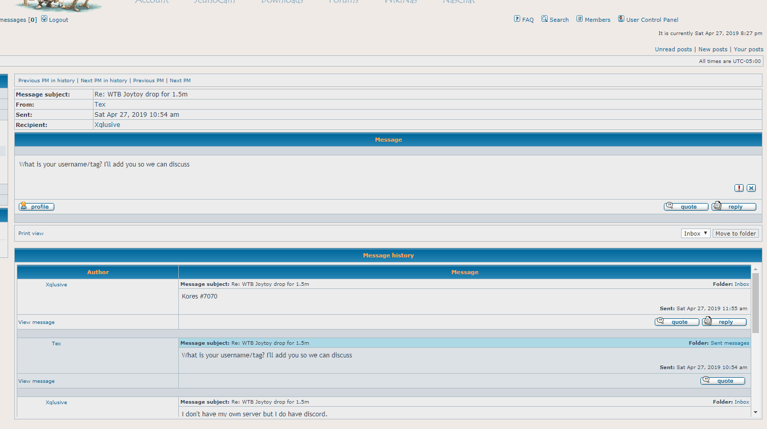 Yet Another Player Warning Thread Kores Koress Nasomi Community Ffxi Server