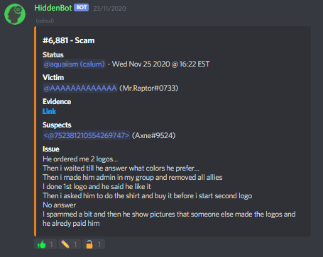 Evidence 1
