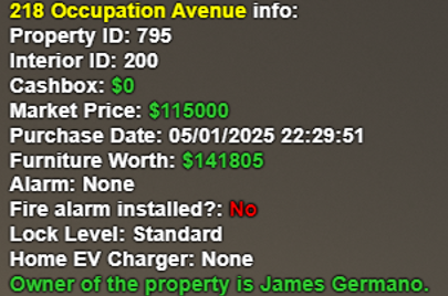 [SOLD] 218 Occupation Avenue - SOLD - Archive - GTA World Forums - GTA