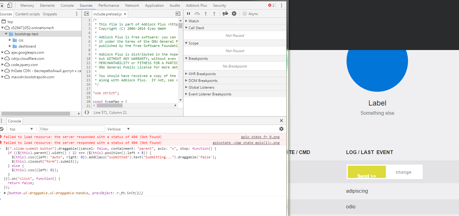 javascript - Form 'submit button' won't SLIDE - Stack Overflow image.