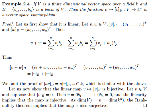 linear algebra dimension theorem