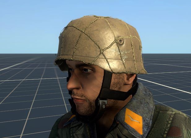 Fallschirmjäger  (AFRIKA NET) Helmet