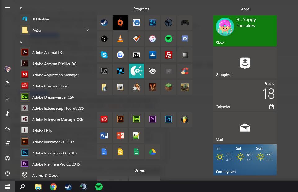 Make this the standard Scroll Bar for Windows 10 r/Windows10