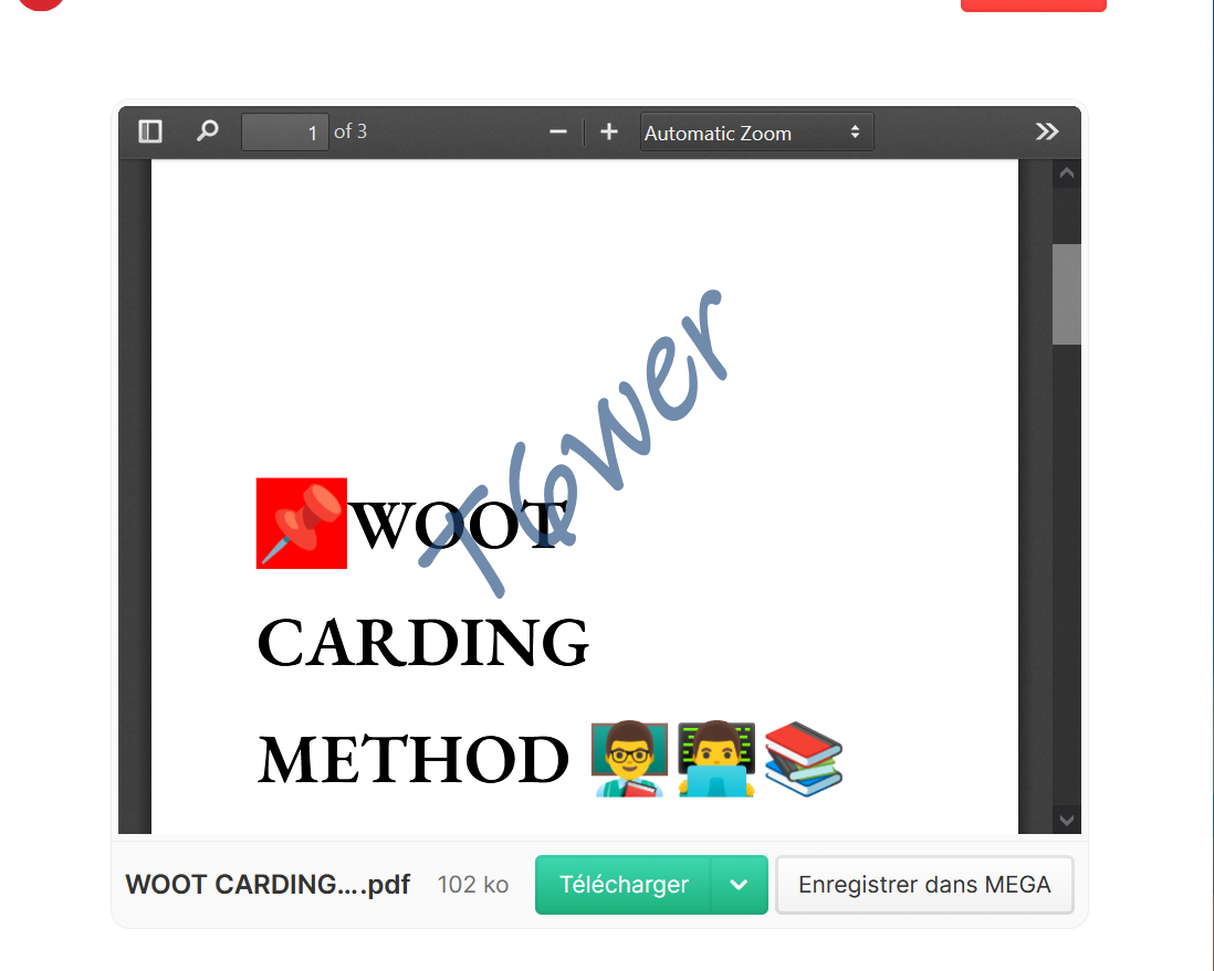 ⭐ WOOT CARDING  📌Fresh-Method☑️-High-Quality-PDF-☑️Latest-