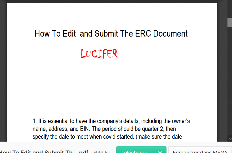 How To Edit and Submit The ERC Document_LUCIFER📌Fresh-Method✅-High-Quality-PDF-✅Latest-
