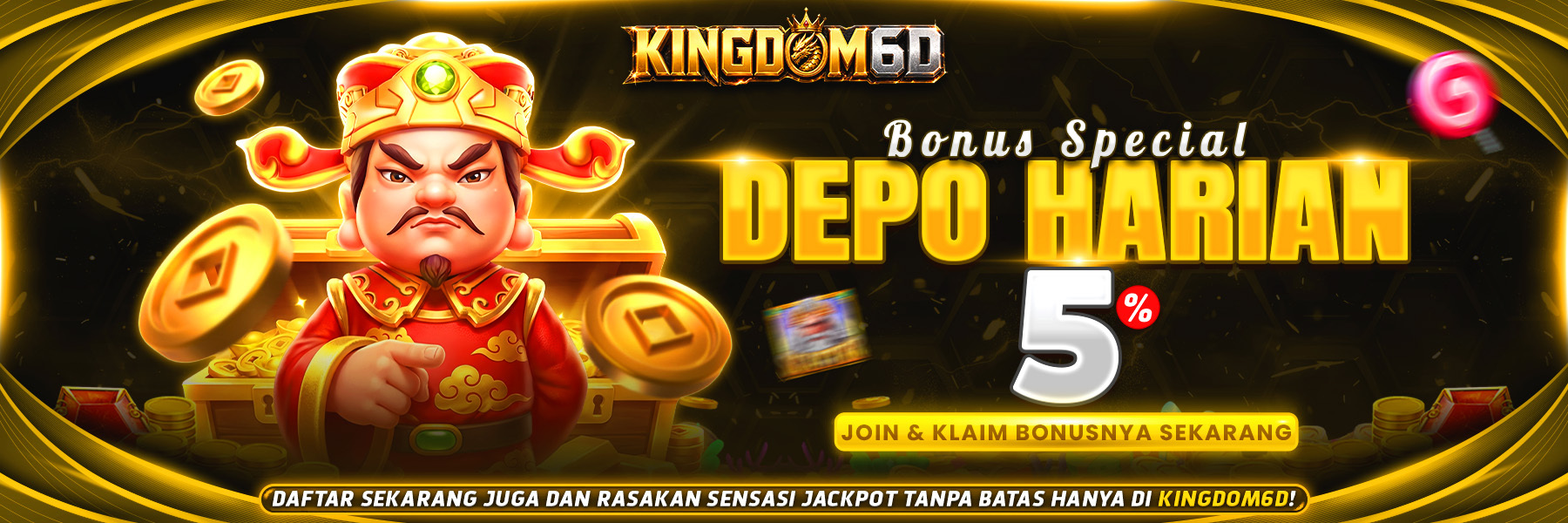 BONUS SPECIAL DEPOSIT HARIAN 5%