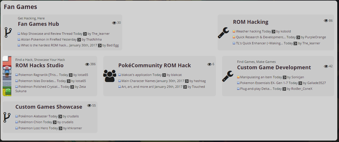 [PokeCommunity.com] Homepage Layout