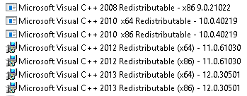 C redistributable 2012 x86. Microsoft Visual c 2013 Redistributable x86 это. Visual c 2008 Redistributable x86. Microsoft Visual c++ 2012 Redistributable (x86) - 11.0.61030. Microsoft Visual c++ 2013 Redistributable (x64) - 12.0.30501 это.
