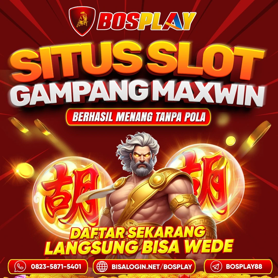 BOSPLAY: Situs Games Online Anti Rungkat & Jackpot Wajib Kamu Coba!