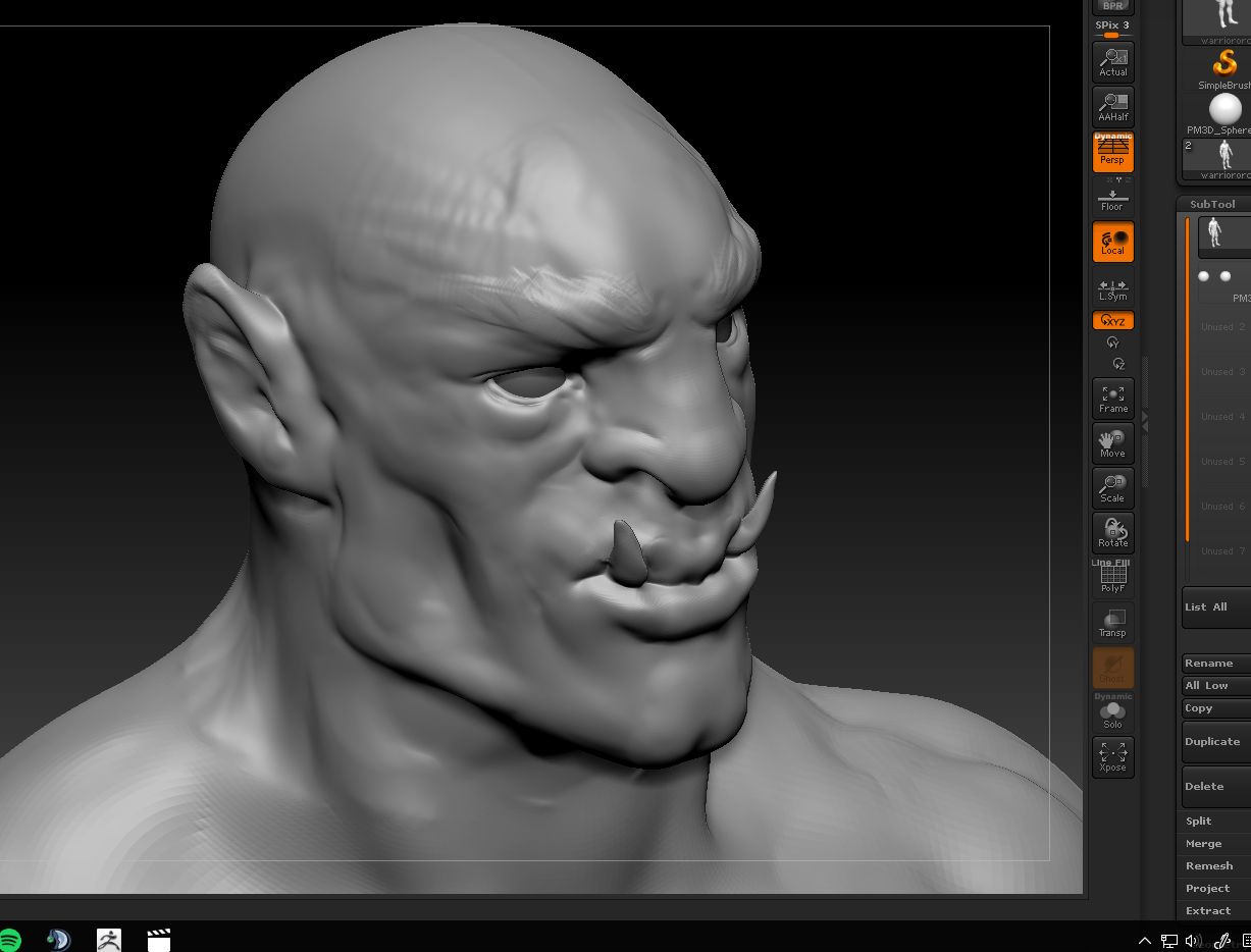 zbrush cant divide geometry