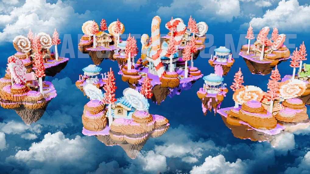Candy Themed BedWars Map
