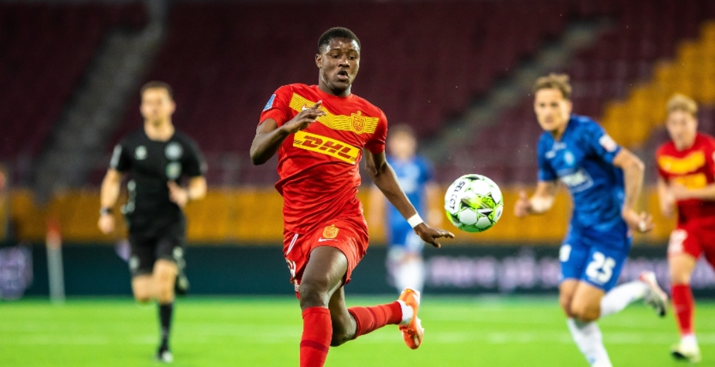 Ibrahim Osman in actie als speler van FC Nordsjaelland